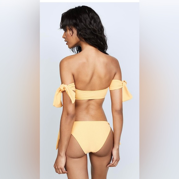 Solid and striped bikini set - Picture 3 of 4